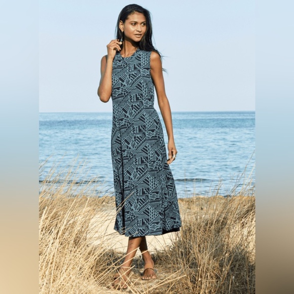 Peruvian Connection Avandra Maxi Dress M 100% Cotton